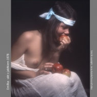 Emilka - nude with apple -Warsaw 1978